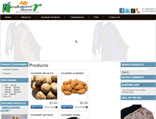 Tablet Screenshot of kashmiribazar.com